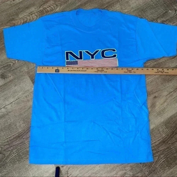 NEW YORK CITY T-SHIRT NO TAGS NEW WITHOUT TAGS EST. SIZE L - Picture 3 of 5
